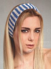 Повязка на голову спицами,фото