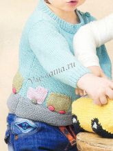 Пуловер с машинками, фото