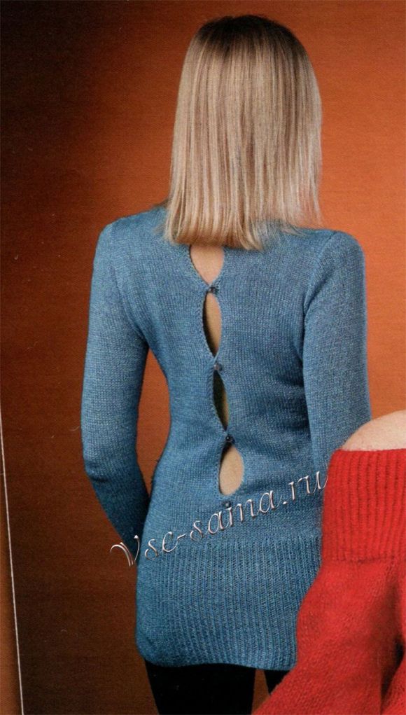 Фото пуловера со спины