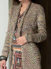 Разноцветный кардиган, фото