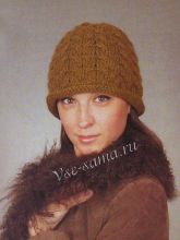 Шапочка цвета хаки, фото