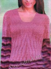 Туника с полосатой отделкой, фото