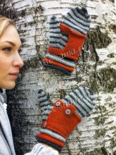 Варежки с митенками, фото