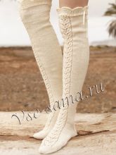 Высокие гольфы «Рококо», фото