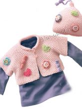 Жакет и шапочка с конфетами, фото