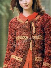 Жакет меланжевый фантазийный, фото