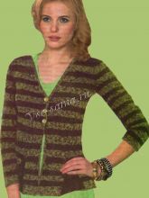 Женский жакет в полоску, фото