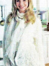 Ажурный мохеровый жакет