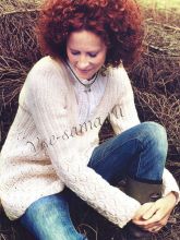 Белый жакет с ажурным узором