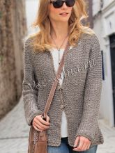 Бежевый жакет