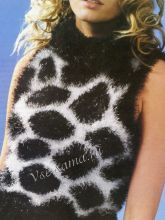 Безрукавка из длинноворсной пряжи, фото