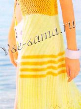 Длинный узорчатый жилет