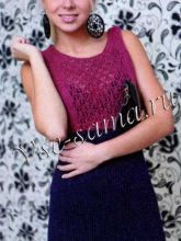 Двухцветное платье