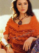 Двухцветный жакет с короткими рукавами