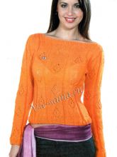 Джемпер ажурный, фото