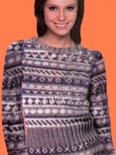 Джемпер орнаментный, фото