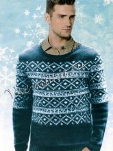 Джемпер жаккардовый, фото