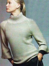 Джемпер с рукавами реглан длиной семь восьмых