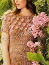 Эффектный джемпер и шапочка, фото