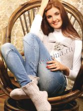 Жилетка и чехол на тапочки