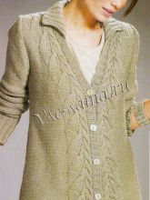 Кардиган и шапочка, фото