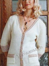 Кардиган с кармашками