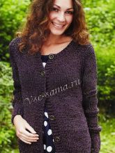 Кардиган с люрексом, фото