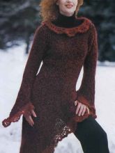 Меланжевое платье