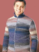 Меланжевый жакет на молнии