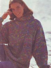 Меланжевый пуловер