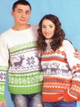 Мужской и женский свитера