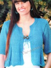 Ослепительный укороченный жакет, фото