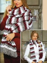 Палантин и шарф с карманами