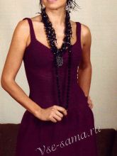 Платье бордового цвета