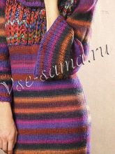 Платье с фантазийной кокеткой