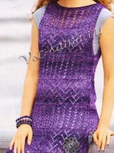 Платье с кружевными цветами