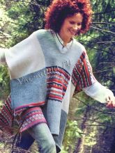 Пончо из квадратов