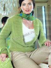 Пуловер - Зеленая олива