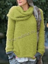 Пуловер и шарф-хомут