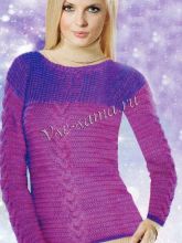 Пуловер из хлопка, фото