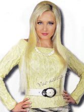 Пуловер нежно-жёлтого цвета