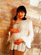 Пуловер без рукавов