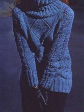 Пуловер с ромбами