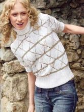 Пуловер с воротником «гольф»