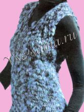 Сарафан из фантазийной пряжи