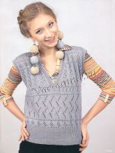 Серая жилетка