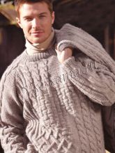 Серый мужской свитер