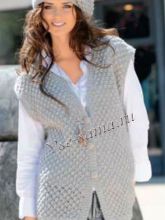 Серый жилет и шапка