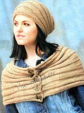 Шапка и пончо