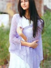 Сиреневый палантин, фото